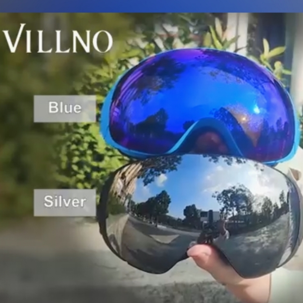 Silver‎ Ski Goggles⛷️🎿🏂